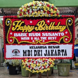 Bunga Papan Happy Wedding 009